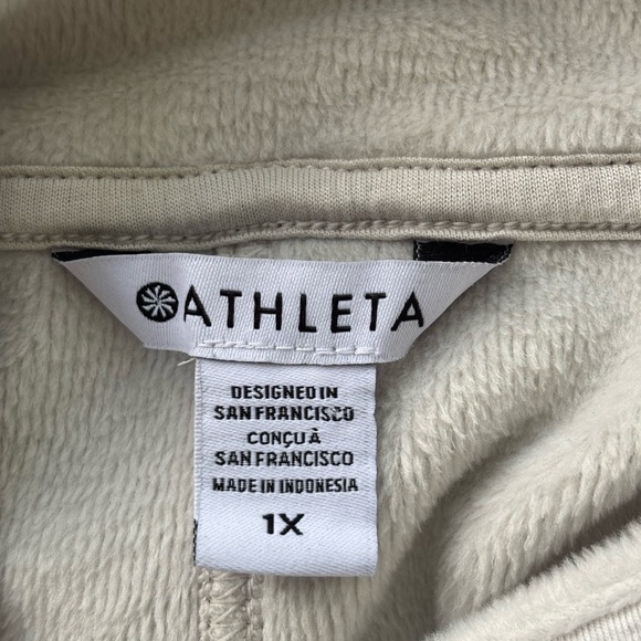 Athleta Cozy Karma Twisted Neck Sweatshirt Women’s Size 1X - Picture 11 of 13